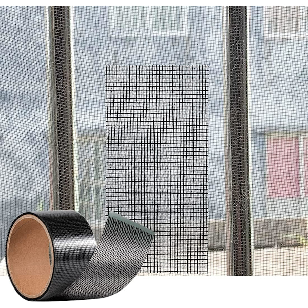 Vindue Insekt Skærm Klæbende Tape Skærm Reparation Tapes Kit Vandtæt Fiberglas Dækkende Net til Vindue og Dør Lap Reparation
