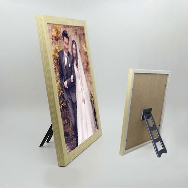 5 stk. Fotorammestativ Justerbar Vinkel Selvklebende Bakside Fotovisningsstativ Brakett Bakre Ben Fot Kontortilbehør White L