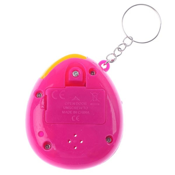 Tamagotchi - Retro Elektronisk Kæledyr - Pink 3-pak