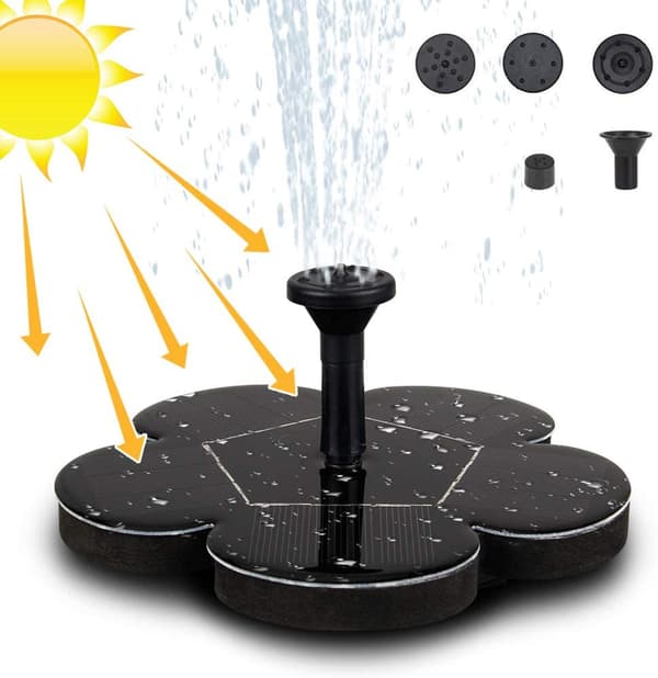 Solcelled Fontene Vannfunksjon Fontene Dam Hage
