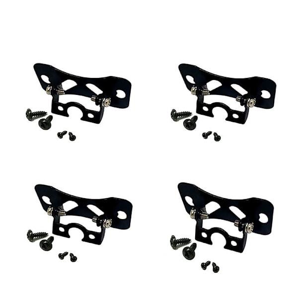 Universal Bil Bakkamera Monteringsfäste Svart Rostfritt Stål Hållare Fodral För Dvr/backspegel/backkamera 4 PCS