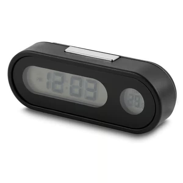 Bil Tidsklocka Termometer Bil Smart LED Digital Display Elektronisk Klocka Termometer med Bakgrundsbelysning