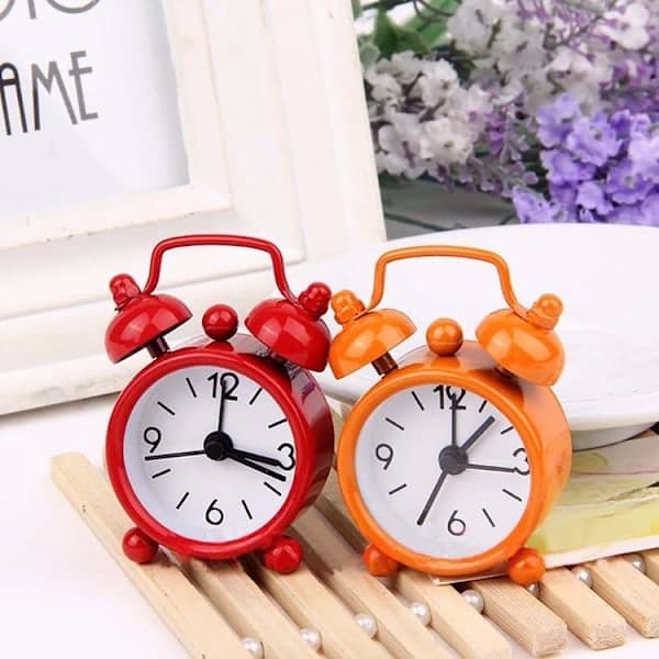 Klassisk Väckarklocka / Alarmklocka - Klocka Orange Orange Orange Orange