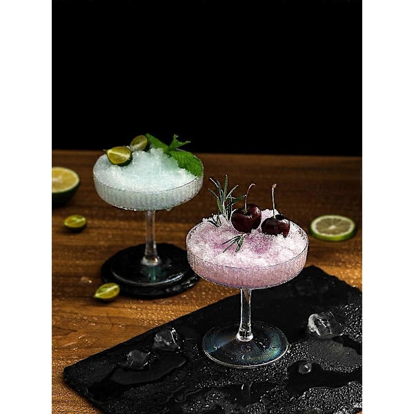 Glassbegre Festdrikke Kopp Gjenbrukbare Cocktailbegre Bar Vin Drikke 1/4 STK Orange 1pcs