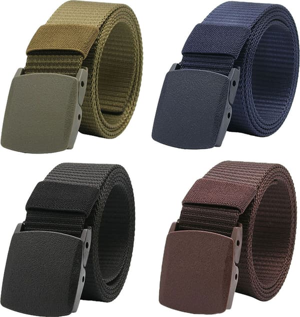 4 Nylon Bælter til Mænds Jeans
