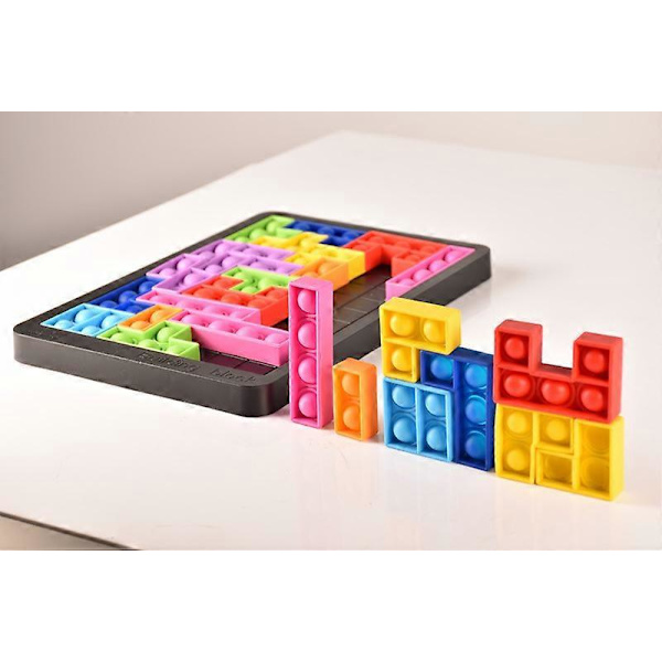 Byggstenar Pop it pusses - Popit Spel 25*16.7*1.8CM