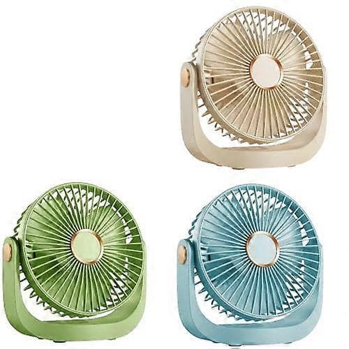 Sommer Mini Desktop Lille Ventilator Kontor Studerende Desktop Udendørs Bærbar Stille Lille Ventilator yellow