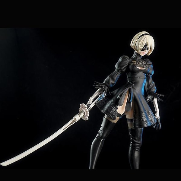 27,5 cm Nier Automata 2B Yorha No.2 Typ B Småsvärd PVC Action Samlarfigur Modellfigur Vuxensamling Leksak - med låda