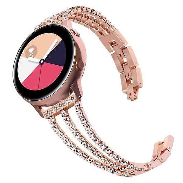 Kompatibel med Samsung Galaxy Watch Rem Tre Diamantkæde