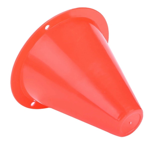 10 stk. Fodboldtræningskegler Fodboldbarrierer Plastmarkørholder Tilbehør Red