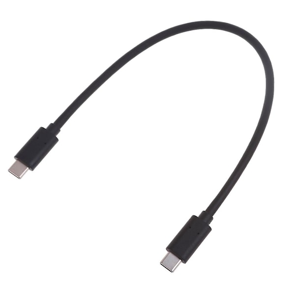 1-pak 100W USB-C til USB-C kabel Type C til Type C opladningsledning 15cm/30cm Straight head 30cm