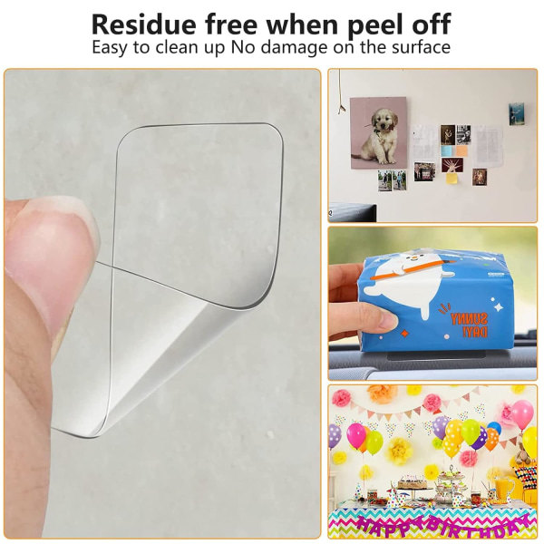 60 st Reusable Multifunktionell Dubbelhäftande Tejp