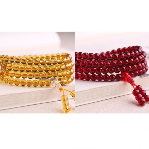 Elastisk snor for buddhistiske perler til smykkefremstilling, DIY, svart, 1,0 mm