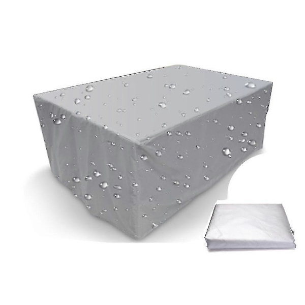 75 Storlekar Vattentäta Utomhus Patio Trädgårdsmöbelöverdrag Regn Snö Stolsöverdrag Bästa Present 213x132x74cm