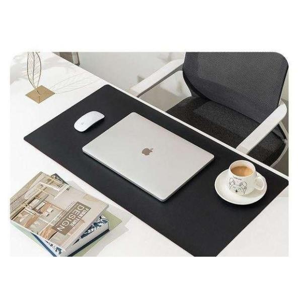 Musematte - Skrivebordsmatte - 90x45cm - XXL Svart