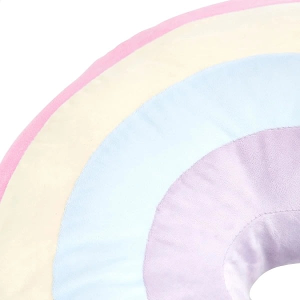 Unicorn and Rainbow barnepute ved sengen Rainbow Cushion Pute - Rainbow