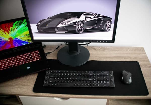 Gaming Musematte – 70×30 cm Svart