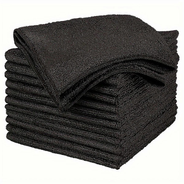 12-Pack Space-Themed Ultra-Fine Microfiber Cloths  Streak-Free, Multi-Use Cleaning Marvels, Effortlessly Stylish