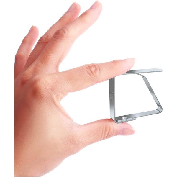 Dudug clips til duge - 8 stk. - rustfrit stål - dugholder 4cm x 8 Pack