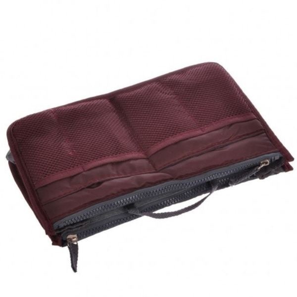 Laukku laukussa -laukkusarja Laukkusarja Burgundy Red one size