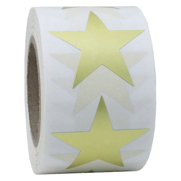 Metall Stickers Guldstjärne Stickers Belöningsstickers för Studenter Mini Stjärnstickers Guldstjärna Stjärnstickers