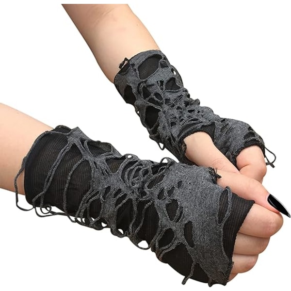 Vinterarmvarmer strikkede fingerløse handsker