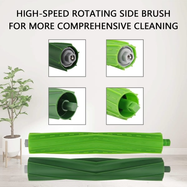 INF-lisävarusteet robotti-imureille iRobot Roomba i7, i7+, E5, E6, 8 osaa 8 dele