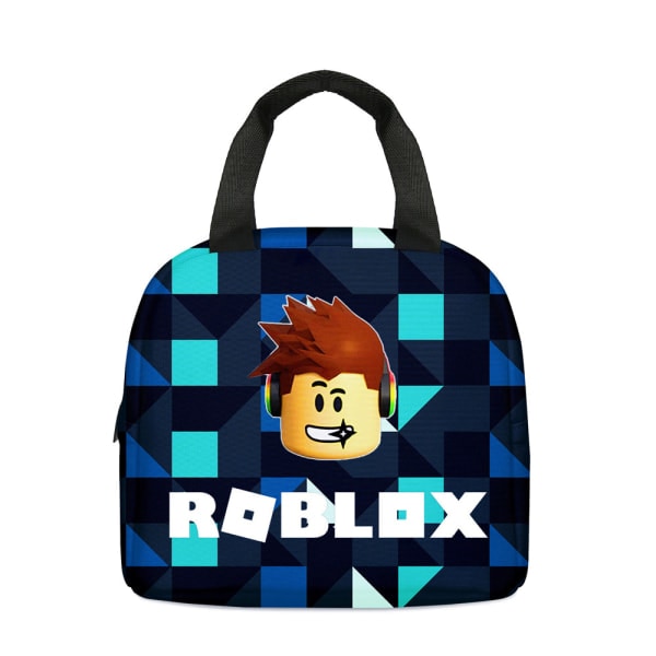 ROBLOX Lunchväska Bentobox Isolerad Picknickväska Barnpresent Skola D D