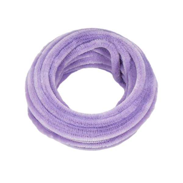 10MM 12M Putsauslanka Värikäs Pitkä Nukkapintainen DIY Taidekäsityö Joustava Esiopetus Lasten Chenille Varsi Opettavat Lelut Lahja KAESI Purple