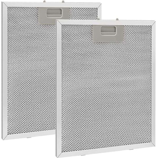 2-delt metalfedtfilter til emhætter, 320x260mm, tilbehør til netfilter
