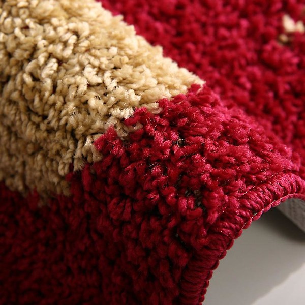 Baderomsmatte Sklisikker Absorberende Dusj Baderomsteppe Teppe No.b2 Red 50x80cm