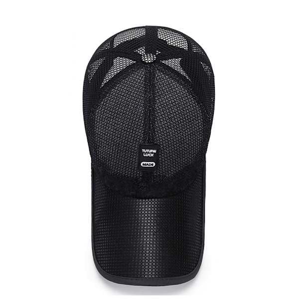 Sommar Mesh Baseballkeps för män kvinnor Trucker Cap Mesh Hatt Baseballkepsar Utomhussport Löparkeps Mörkgrå Dark grey