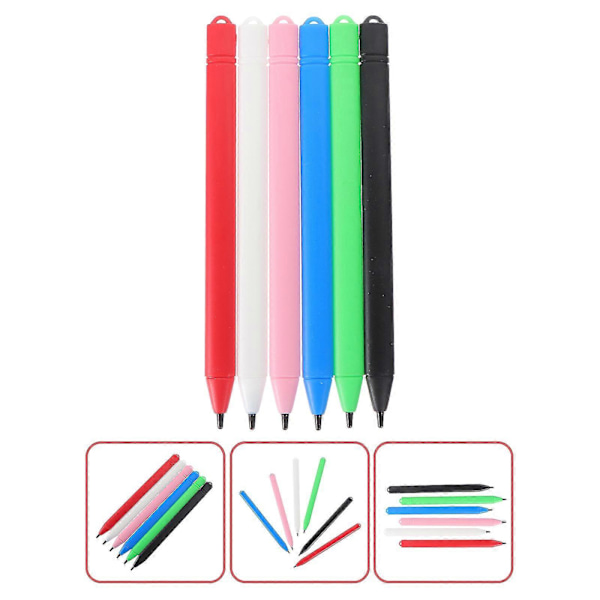 6 kpl Lasten Tablettien Vaihtostylus Kynät Piirustus Tabletti Kynät Stylus Kynä Tabletti Stylus Piirustus Kynä