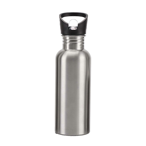 Uudelleenkäytettävät Vedenpullot Laajalla Suulla Ruostumattomasta Teräksestä Valmistettu Urheilupullo Aikuisten Käyttöön 1000ml Plastic cap