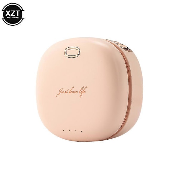 2023 Ny Mini Portabel Hängande Midje- och Nackfläkt Hands Free USB 3 Hastigheter Justerbar Luftkylare Drop Shipping Sommar Utomhus Pink