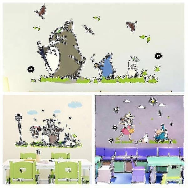 Tecknad Animerad Vinyl Totoro Väggdekorationer Tapeter - MXBC