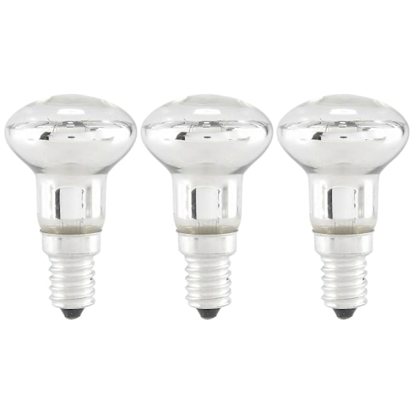 Erstatningslampe for lava lampe E14 R39 30W Skru inn lyspære Klar Reflektor Spot Lys Lava Glødelampe Transparent 3pcs