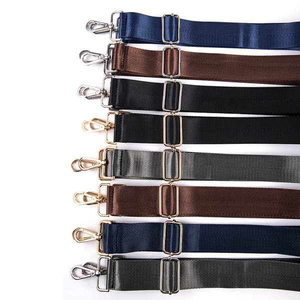 80-140CM Erstatningsskulderrem Coff{BT} Kaffe Sølvspænde Coffee Silver buckle