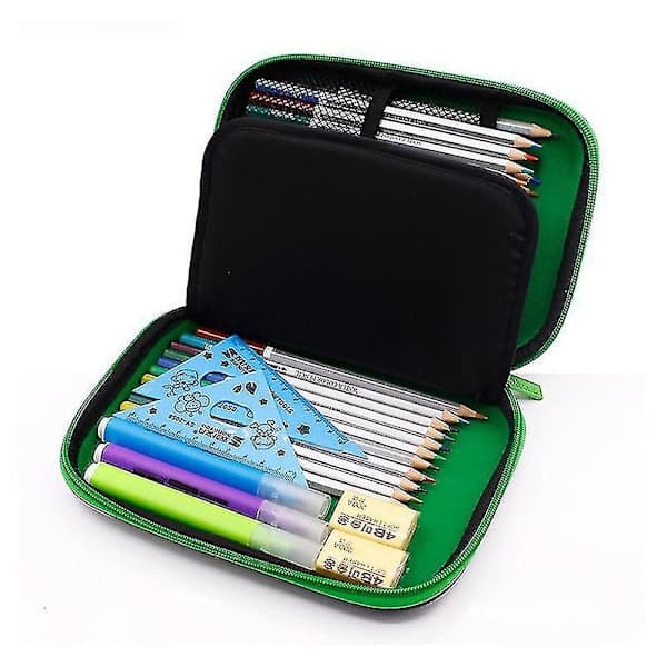 Minecraft Pennfodral med Stor Kapacitet, Stort Pennfodral, Pennväska, Skolmaterial Organizer