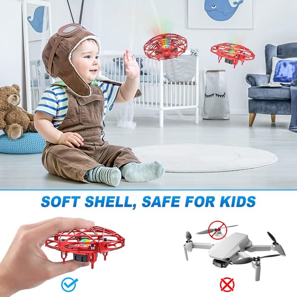 Mini UFO Drone Barnefly RC Helikopter Leke