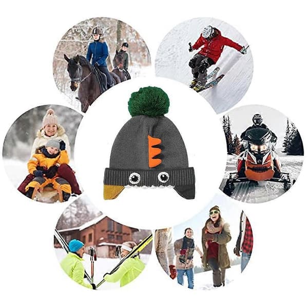 Børnehat vinter varm fleece hat til drenge og piger