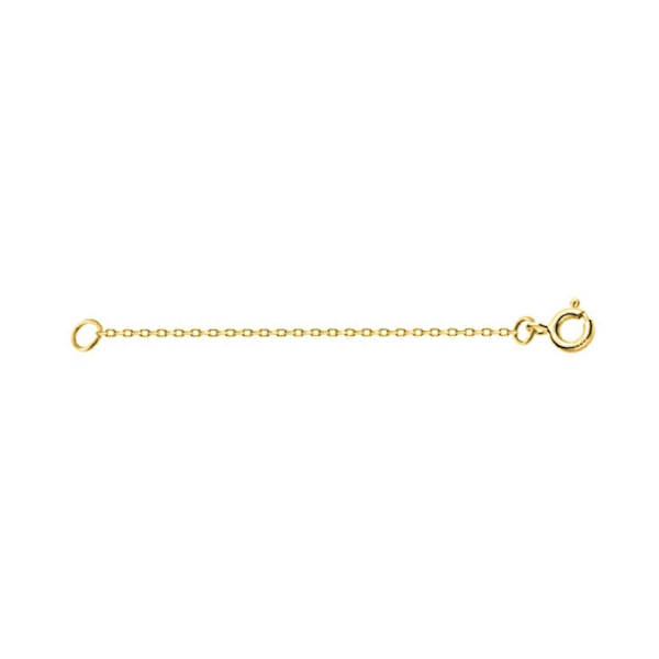 Kaulakorun jatkoketju jousilukolla 3/5/8CM hopeoitu vahva ja kestävä kaulakorun DIY-sarja Gold 8