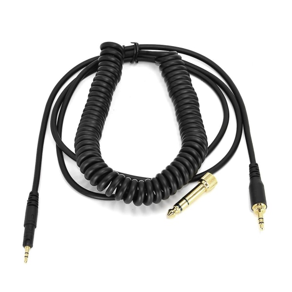 Dragbara ljudkablar för Audiotechnica Ath-m50x M40x M60x M70x hörlurar Retractable cable