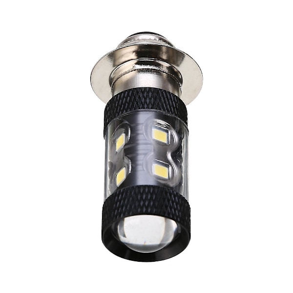Erittäin Kirkas P15d H6m Led Moottoripyörän Ajovalopolttimo Kauko-/lähivalo 360 Valkoinen Hehku 6500k 12v Plug And Play - 2kpl H504