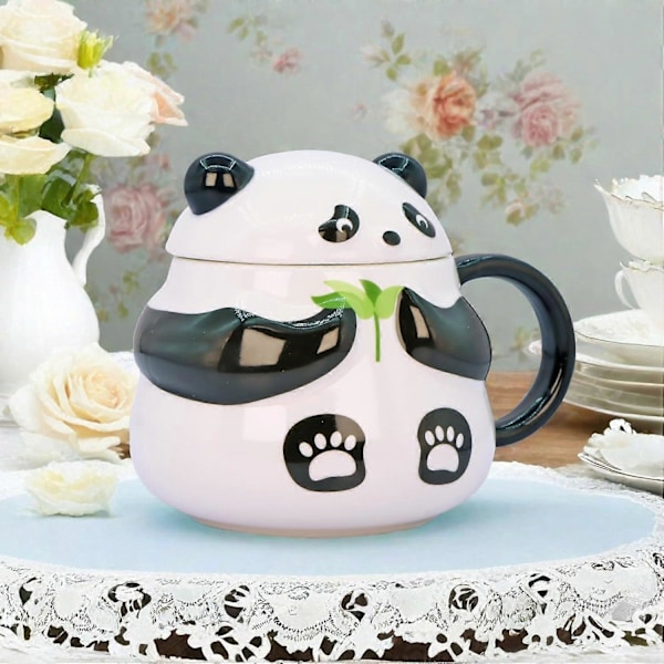 12oz Panda Krus Søde Keramiske Kaffekrus Søde Nye Panda Kaffekrus Tekop Gaver til Jul Fødselsdag