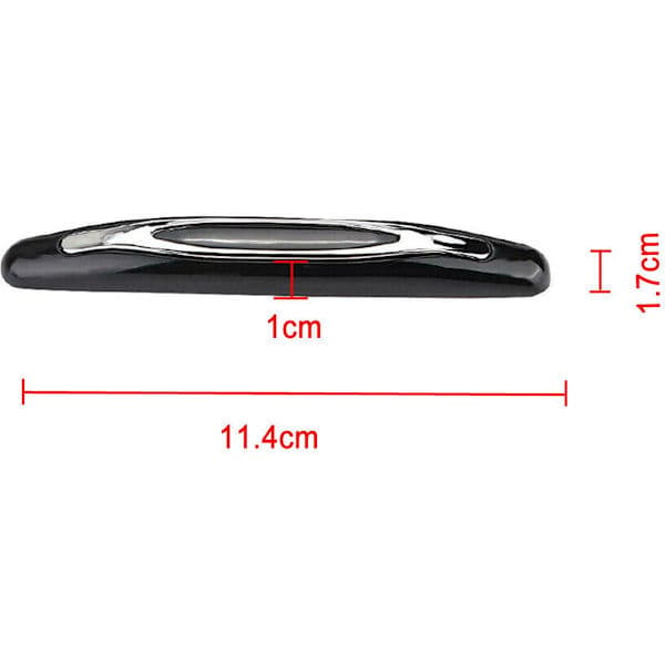 Bildørbeskytter - dørbeskytter - sort