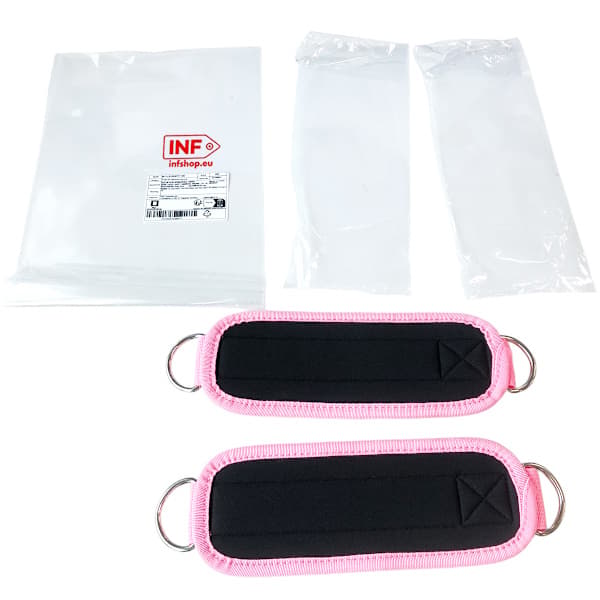 Ankelstropper til kabelmaskiner, 2-pak lyserød Pink