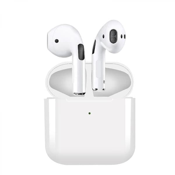 Pro 5 iPhone- och Android-kompatibla Bluetooth-hörlurar, trådlösa Bluetooth-hörlurar, lätta att bära, vita