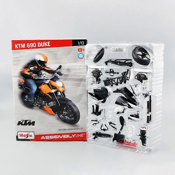 Maisto 1/12 Kawasaki H2R Ninja Monterad Version Motorcykel Modell Leksaksfordon Samlarobjekt Stötdämpare Terräng Motorcykel Leksak KTM 690