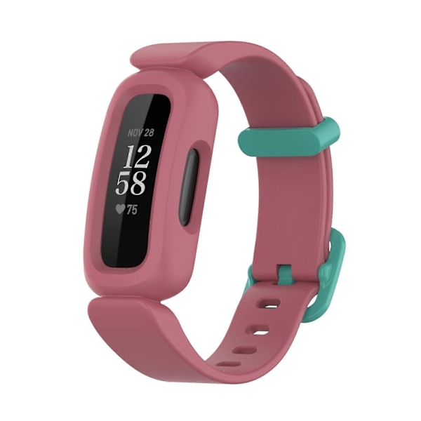 Silikon Urrem til Fitbit Ace 3 Watermelon Red Green Buckle